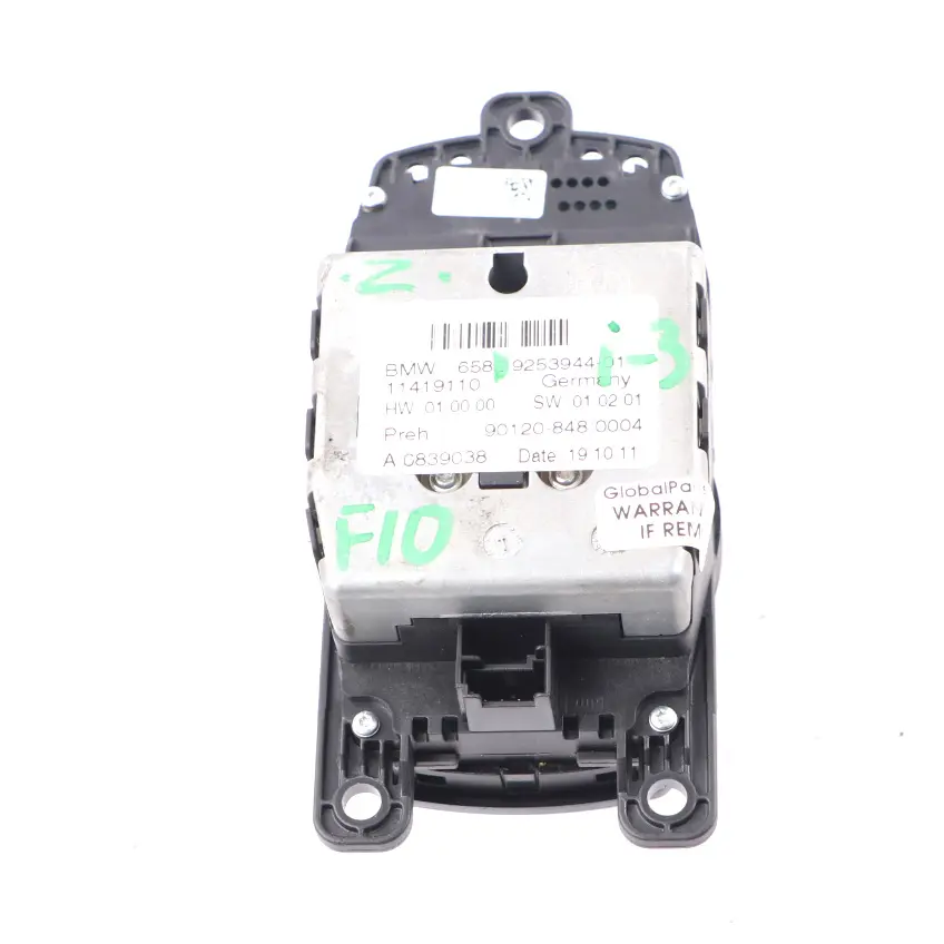 iDrive Controller Knob Control Switch Button to BMW F10 F11 F20 with Part number 9253944 BMW F10 F11 F20 iDrive Controller Knob Control Switch Button - SKU 9253944-3 - Part number 9253944