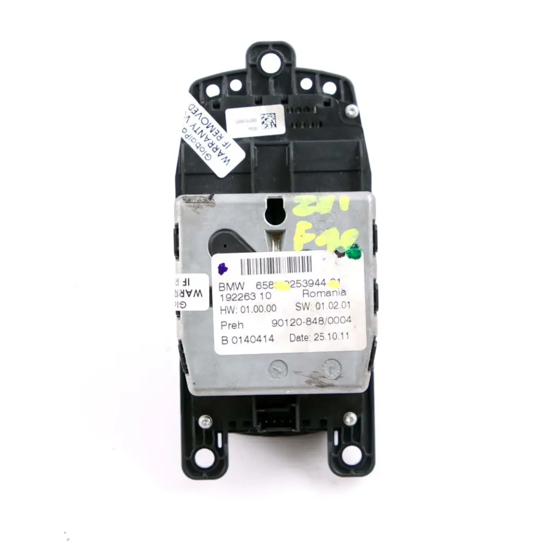 BMW F10 F11 F20 iDrive Controller Control Switch Button - SKU 9253944 - Part number 9253944