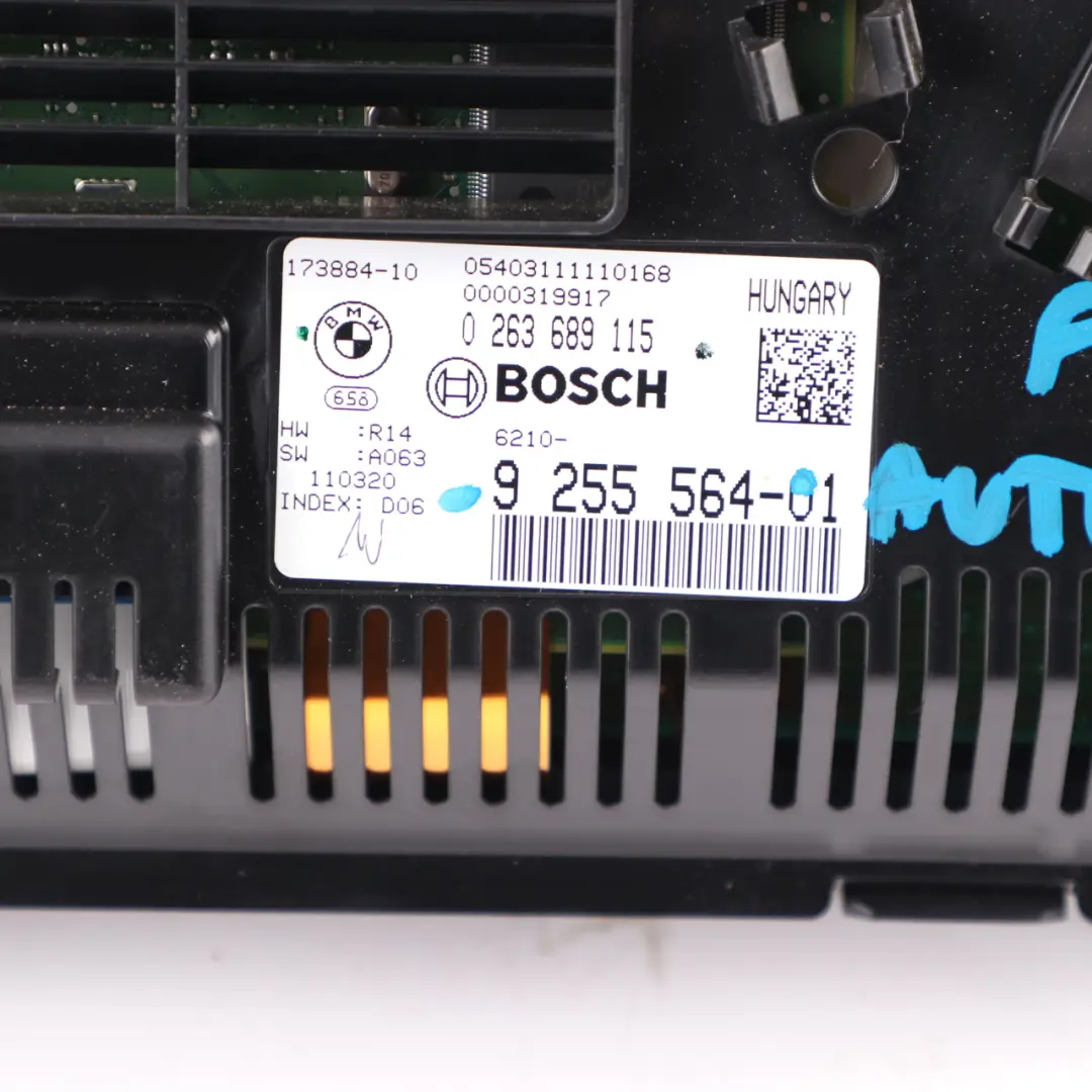 Instrument Cluster MPH Speedometer RPM Gauge For Automatic to BMW F12 with Part number 8795124 BMW F12 Instrument Cluster MPH Speedometer RPM Gauge For Automatic - SKU 9255564 - Part number 8795124