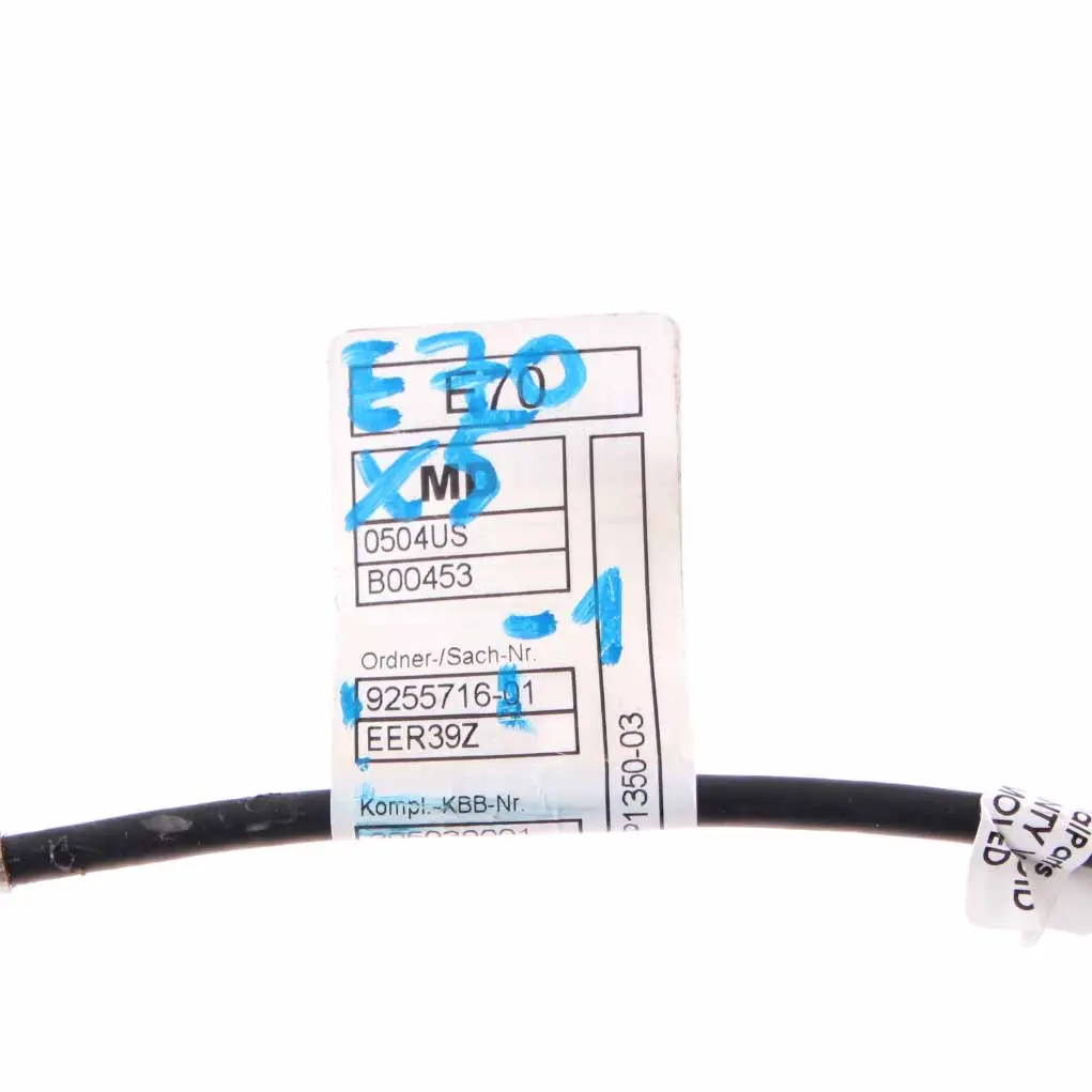 USB Adapter Wiring Cable 850MM to BMW X5 E70 X6 E71 with Part number 9255716 BMW X5 E70 X6 E71 USB Adapter Wiring Cable 850MM - SKU 9255716 - Part number 9255716