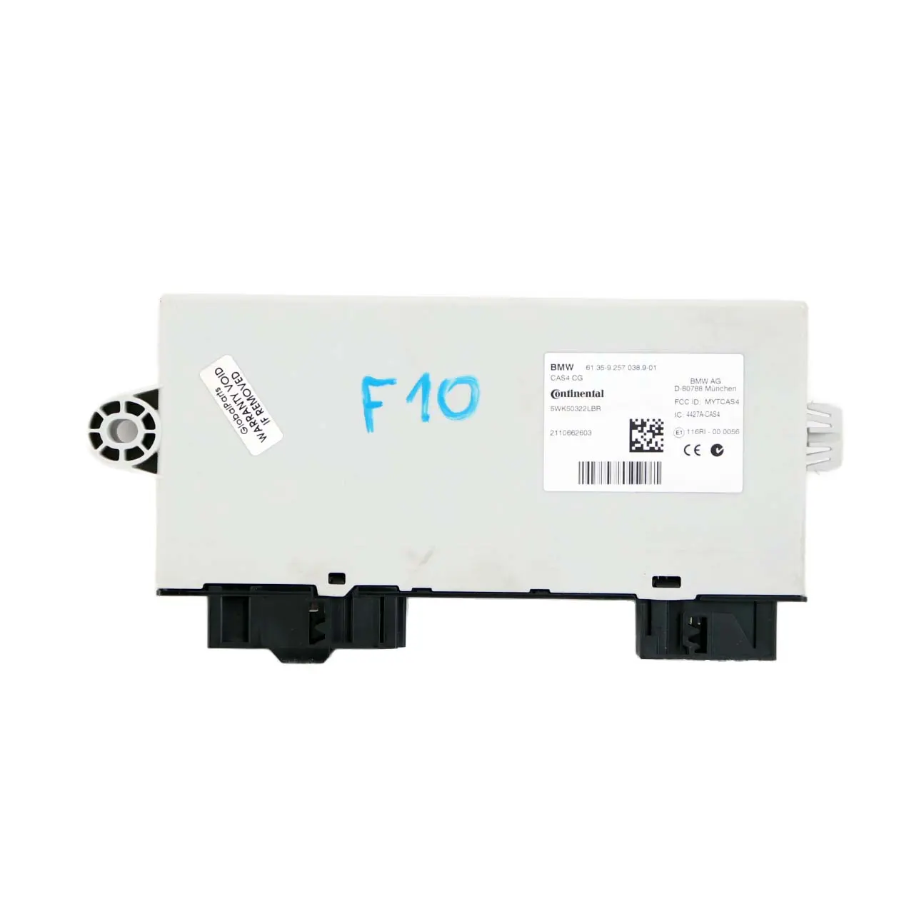 BMW 5 F07 F10 F11 Unità di controllo CAS4 Modulo lettura chiavi 9257038 6809374