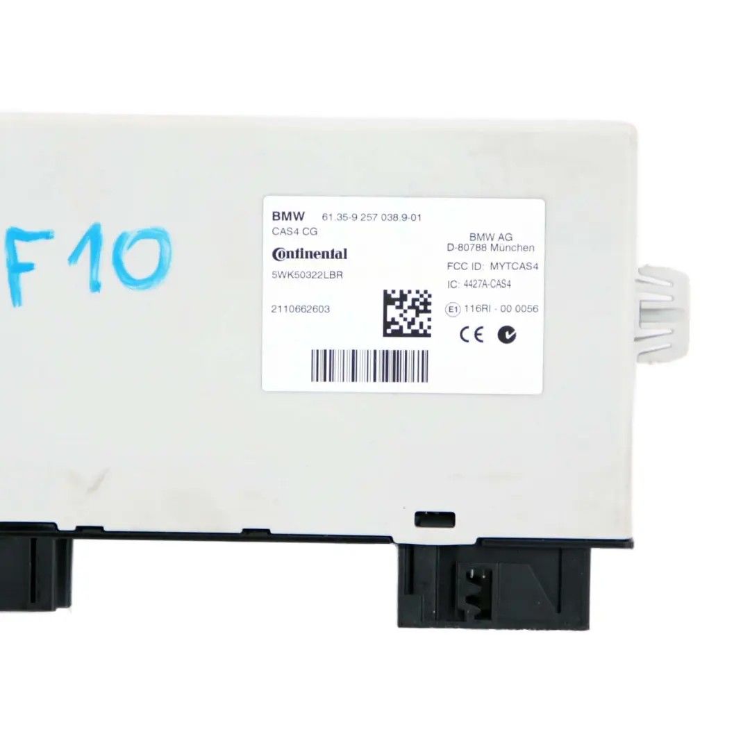 BMW F07 F10 F11 CAS4 Jednostka Sterująca Moduł CAS4 6809374 - SKU 9257038 - Numer Części 9257038