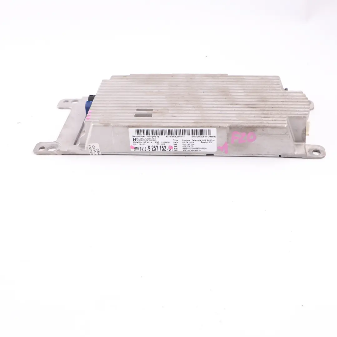 BMW 1 2 3 5 er F10 F20 F22 F30 Telematics Bluetooth GPS Steuergerät - SKU 9257152-1 - Teilenummer 9257152