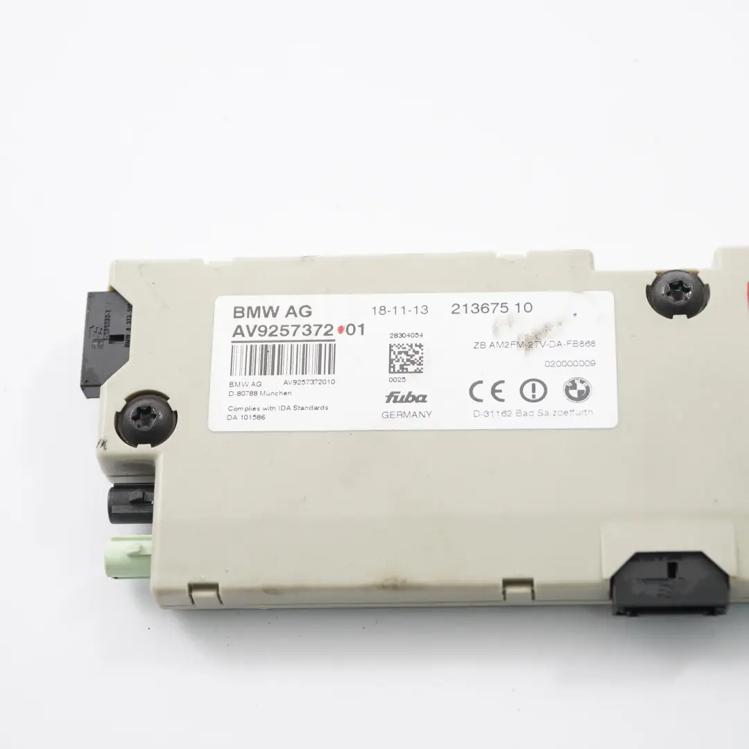 Wzmacniacz Antenowy Diversity 868 MHZ do BMW F13 o numerze 9257372 BMW F13 Wzmacniacz Antenowy Diversity 868 MHZ - SKU 9257372 - Numer Części 9257372