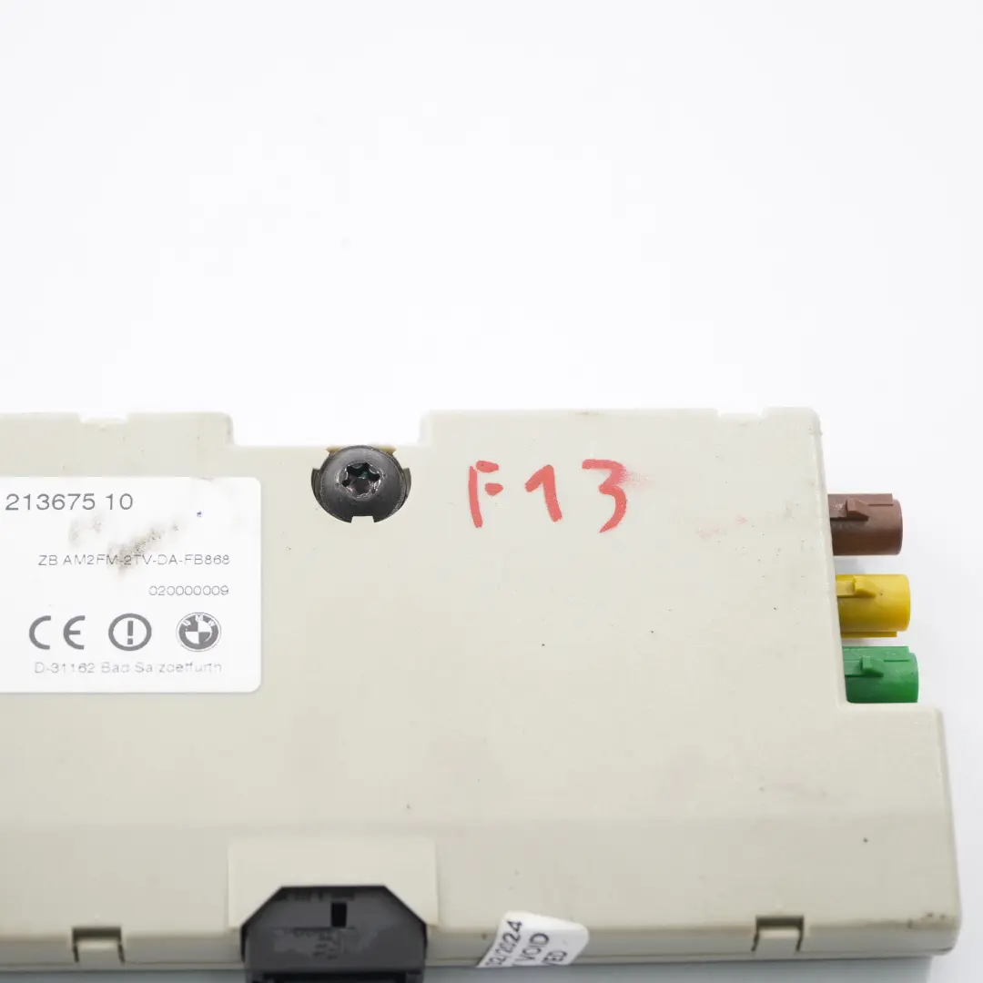 BMW F13 Antena Amplificador Diversity Control Unit Módulo 868 MHZ - SKU 9257372 - Número de pieza 9257372