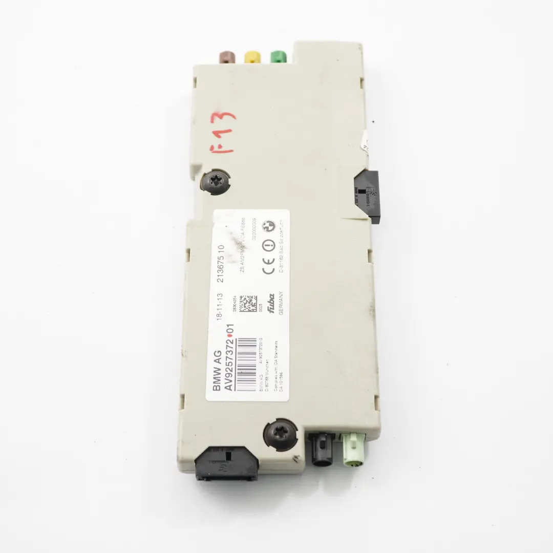 Antenna Amplificatore Diversità Modulo Unità Controllo 868 MHZ per BMW F13 con numero di parte 9257372 BMW F13 Antenna Amplificatore Diversità Modulo Unità Controllo 868 MHZ - SKU 9257372 - Numero di parte 9257372