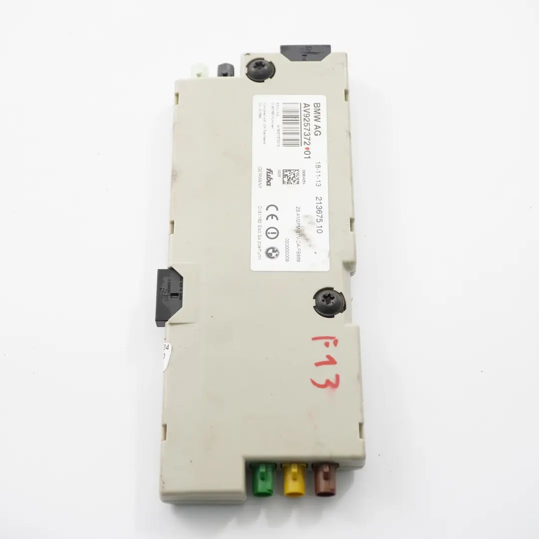 Module l'unité diversité l'amplificateur l'antenne 868 MHZ pour BMW F13 à propos du numéro de pièce 9257372 BMW F13 Module l'unité diversité l'amplificateur l'antenne 868 MHZ - SKU 9257372 - Numéro de pièce 9257372