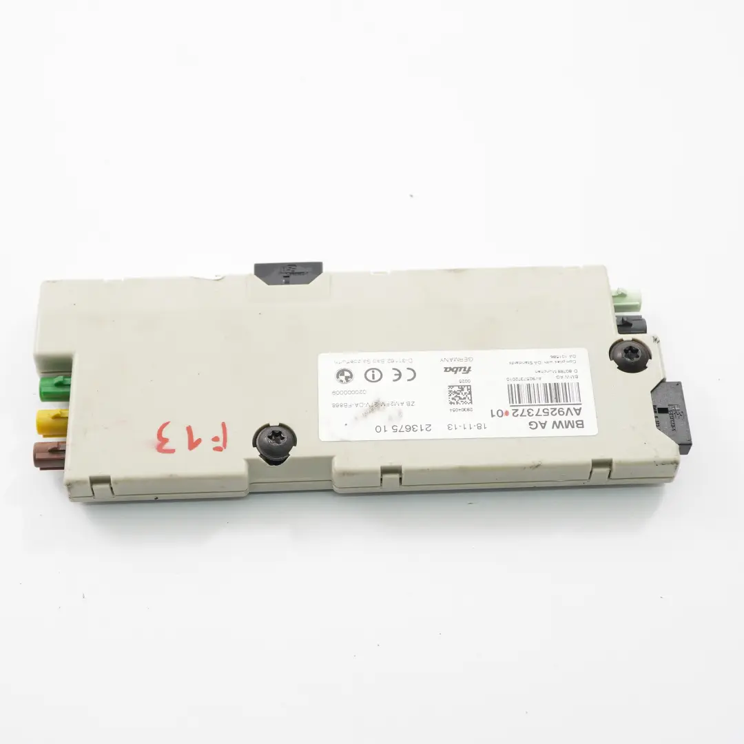 BMW F13 Module l'unité diversité l'amplificateur l'antenne 868 MHZ - SKU 9257372 - Numéro de pièce 9257372