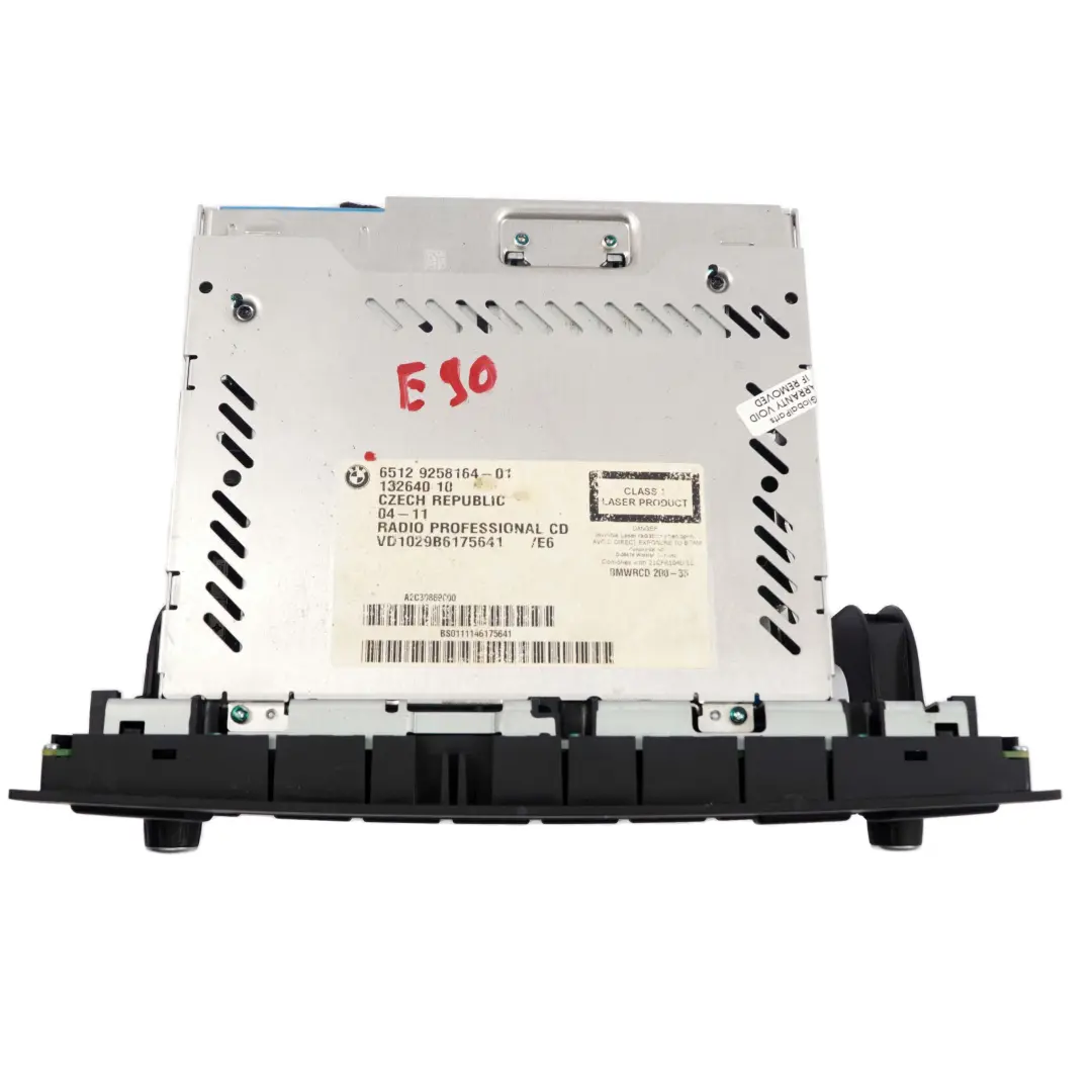 Radio Professional CD per BMW E81 E82 E87 E88 E90 E91 E92 E93 con numero di parte 9343198 BMW E81 E82 E87 E88 E90 E91 E92 E93 Radio Professional CD - SKU 9258164 - Numero di parte 9343198