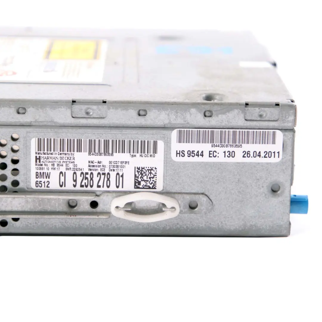 BMW E81 E90 LCI Business System Car Infotainment Computer Unità CIC - SKU 9258278 - Numero di parte 9226347