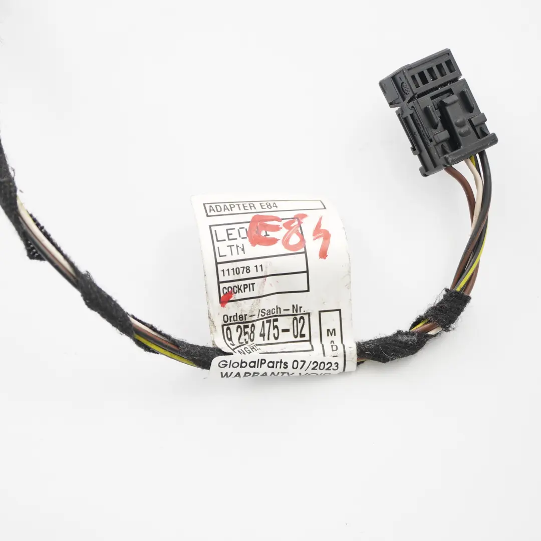 Colonne direction électrique Câblage faisceau câbles pour BMW X1 E84 à propos du numéro de pièce 9258475 BMW X1 E84 Colonne direction électrique Câblage faisceau câbles - SKU 9258475 - Numéro de pièce 9258475