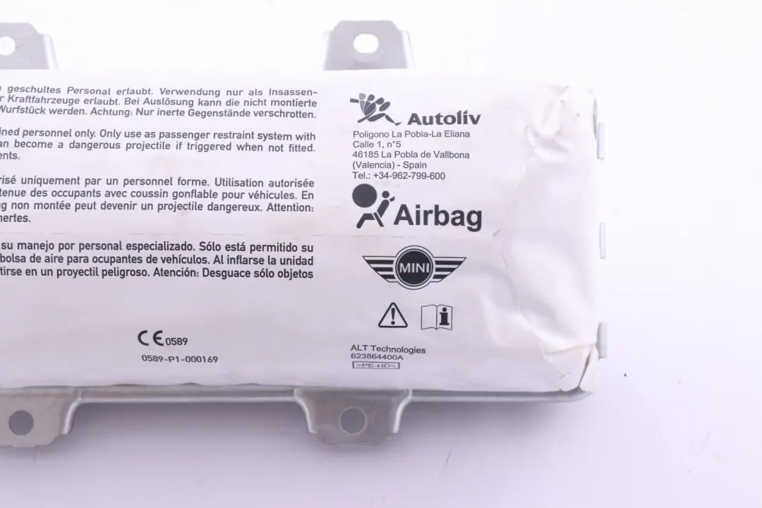 Air Module Mini R55 R56 R57 Passenger Side Dashboard Dash - SKU 9258601 - Part number 9258601