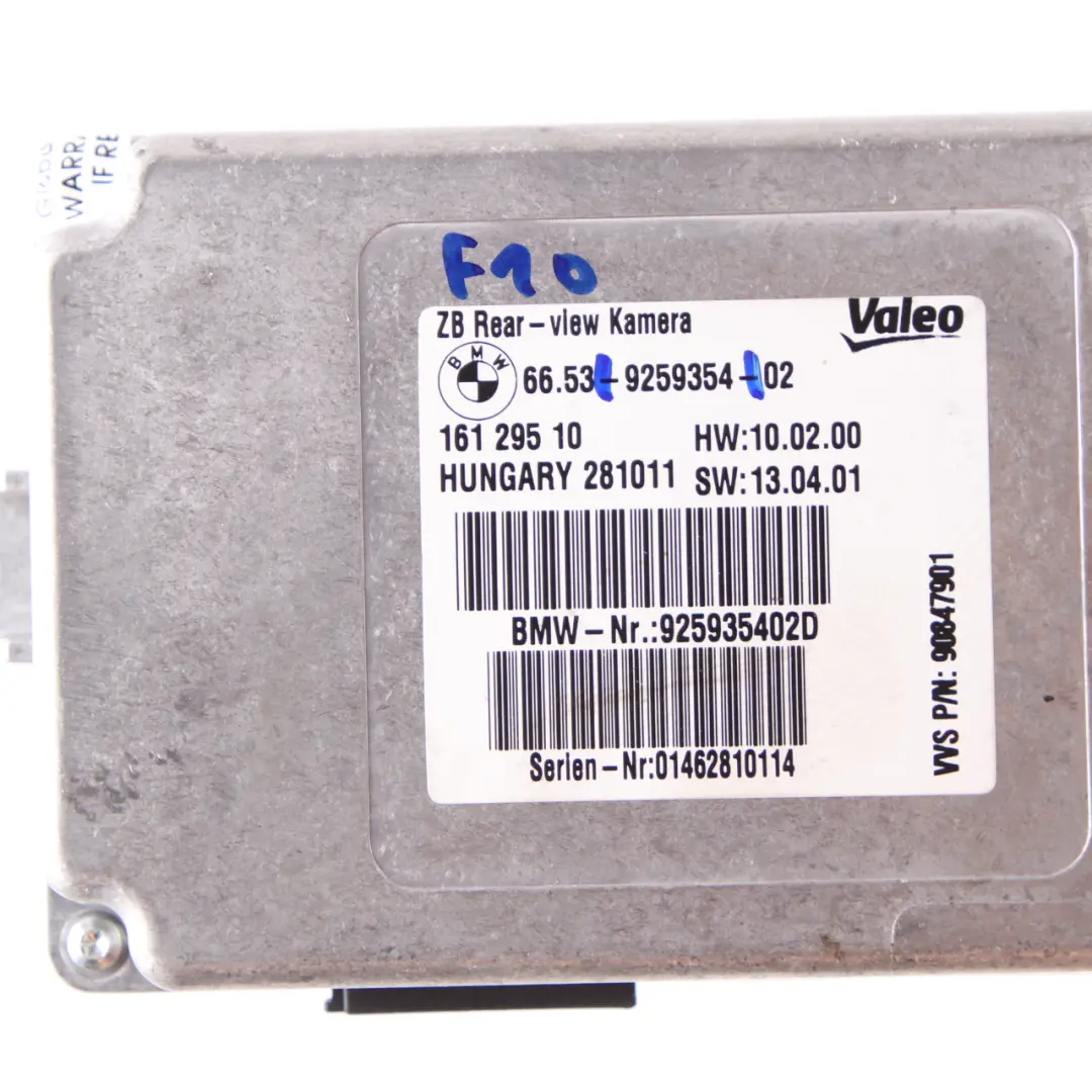 Módulo de cámara de marcha atrás Control cámara visión trasera para BMW F10 F20 F30 con número de pieza 9259354 BMW F10 F20 F30 Módulo de cámara de marcha atrás Control cámara visión trasera - SKU 9259354 - Número de pieza 9259354
