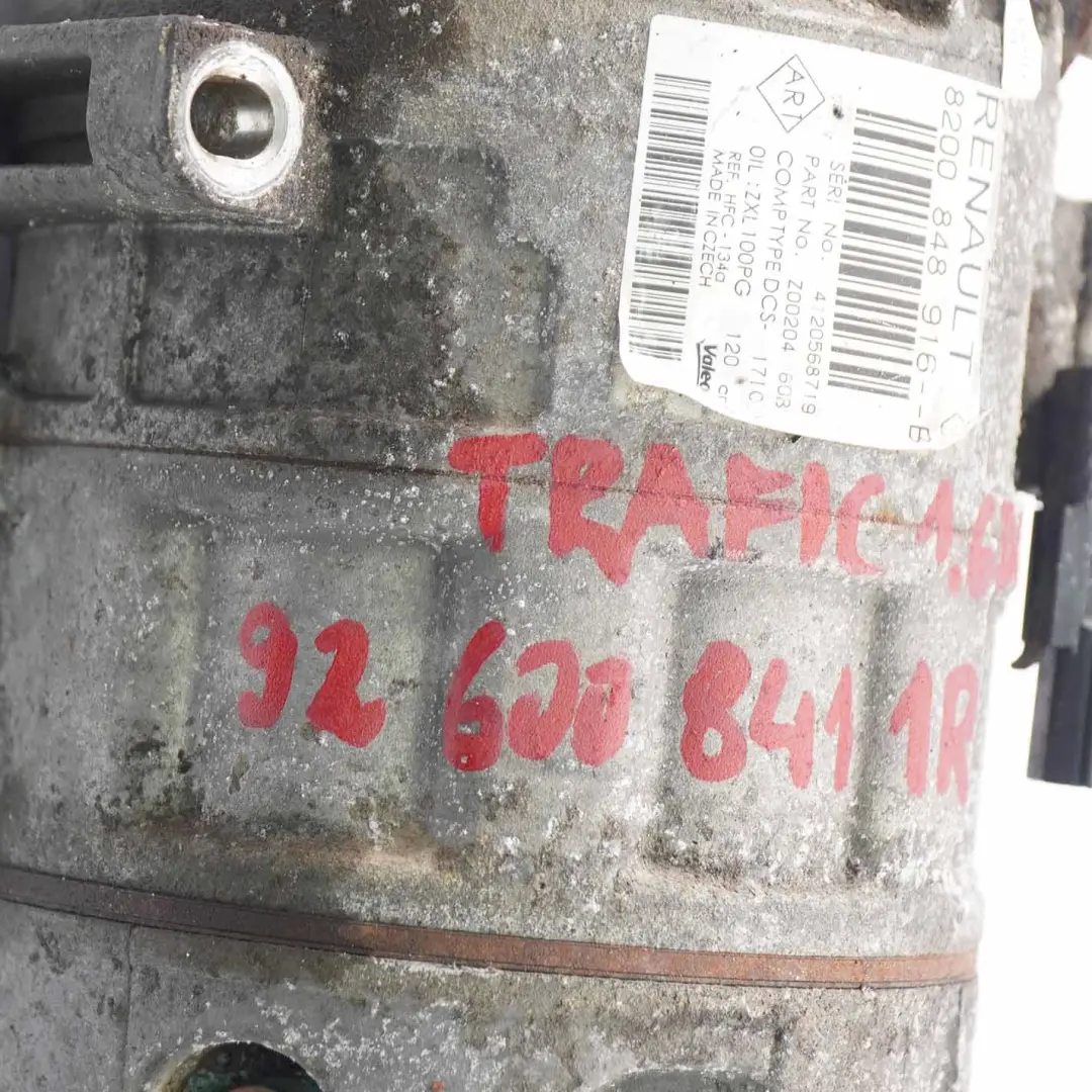 Aire Acondicionado Compresor A/C Bomba para Renault Trafic Master 3 con número de pieza 926008411R Renault Trafic Master 3 Aire Acondicionado Compresor A/C Bomba - SKU 926008411R - Número de pieza 926008411R