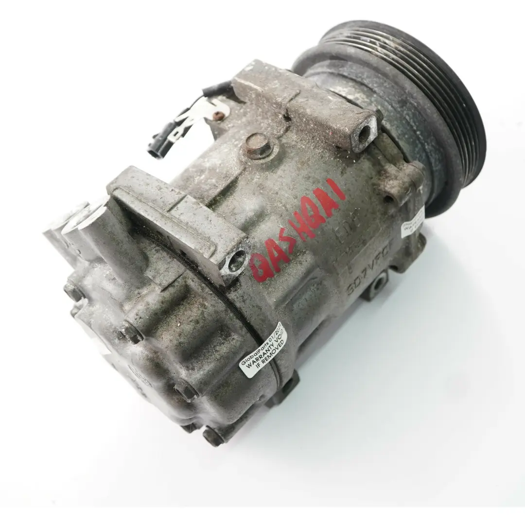 Conditioning Compressor A/C Pump to Nissan Qashqai J10 1.5 dCi Air with Part number 926009865R Nissan Qashqai J10 1.5 dCi Air Conditioning Compressor A/C Pump - SKU 926009865R - Part number 926009865R