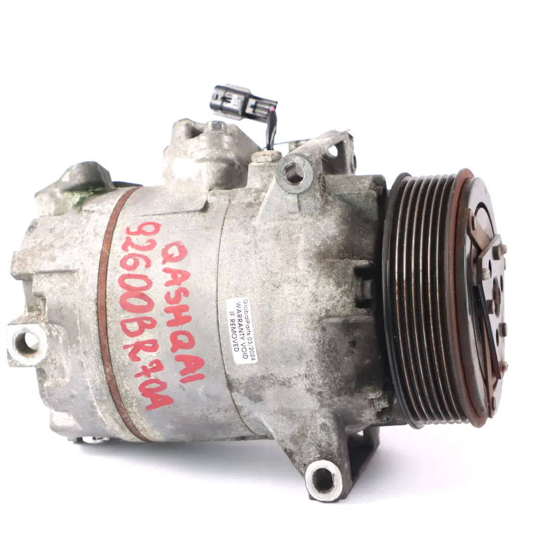 Klimaanlage A/C Pumpe 92600BR70A für Kompressor Nissan Qashqai 2.0 dCi mit Teilenummer 92600BR70A Kompressor Nissan Qashqai 2.0 dCi Klimaanlage A/C Pumpe 92600BR70A - SKU 92600BR70A - Teilenummer 92600BR70A