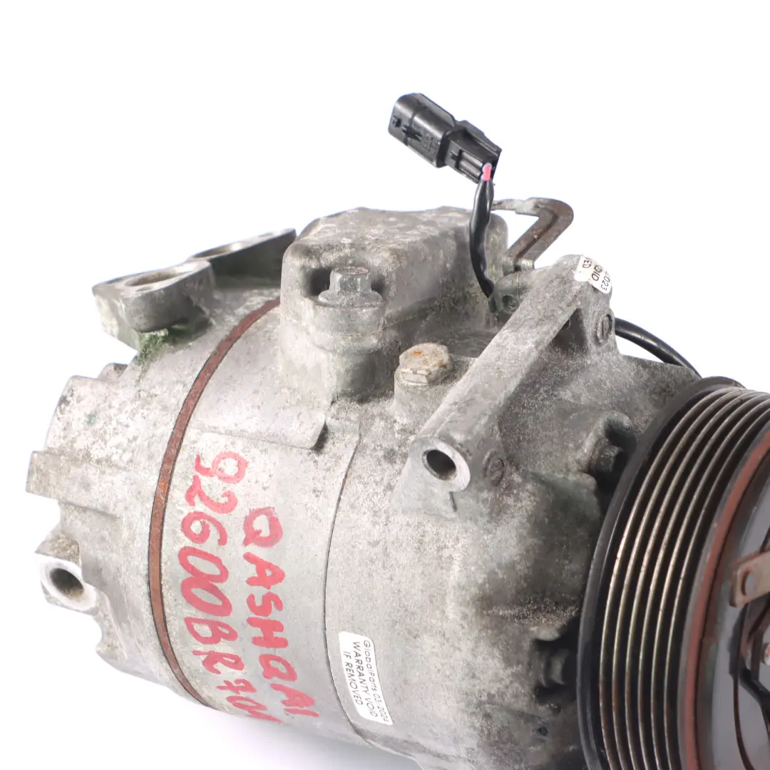 Klimaanlage A/C Pumpe 92600BR70A für Kompressor Nissan Qashqai 2.0 dCi mit Teilenummer 92600BR70A Kompressor Nissan Qashqai 2.0 dCi Klimaanlage A/C Pumpe 92600BR70A - SKU 92600BR70A - Teilenummer 92600BR70A