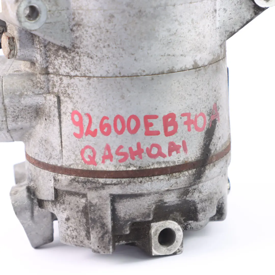 Aire Acondicionado Compresor A/C Bomba para Nissan Qashqai j10 2.0 dCi con número de pieza 92600EB70A Nissan Qashqai j10 2.0 dCi Aire Acondicionado Compresor A/C Bomba - SKU 92600EB70A - Número de pieza 92600EB70A