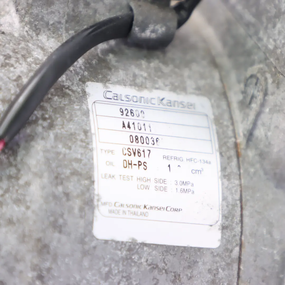 Nissan Qashqai j10 2.0 dCi Klimaanlage Kompressor A/C Pumpe - SKU 92600EB70A - Teilenummer 92600EB70A