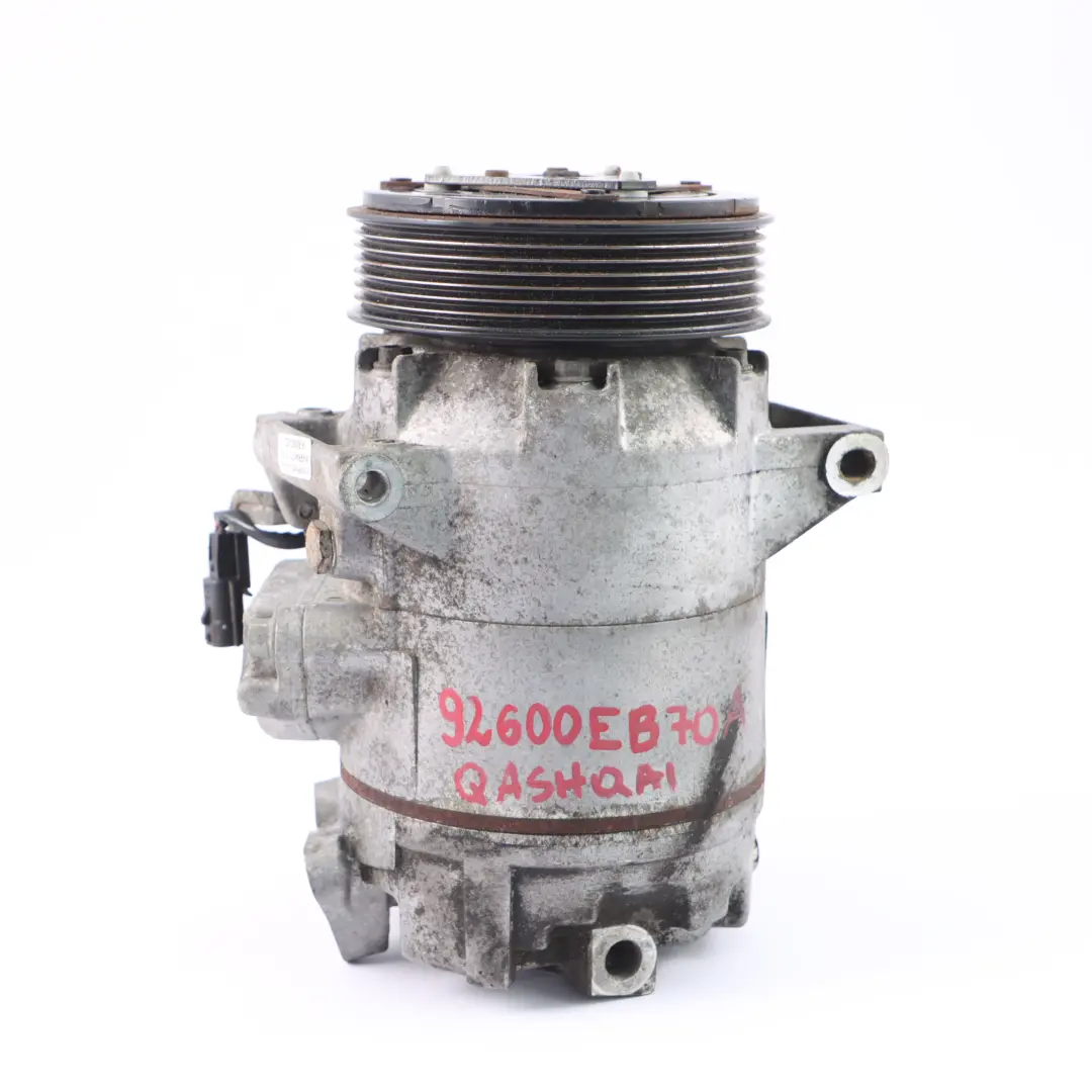 Conditioning Compressor A/C Pump to Nissan Qashqai j10 2.0 dCi Air with Part number 92600EB70A Nissan Qashqai j10 2.0 dCi Air Conditioning Compressor A/C Pump - SKU 92600EB70A - Part number 92600EB70A