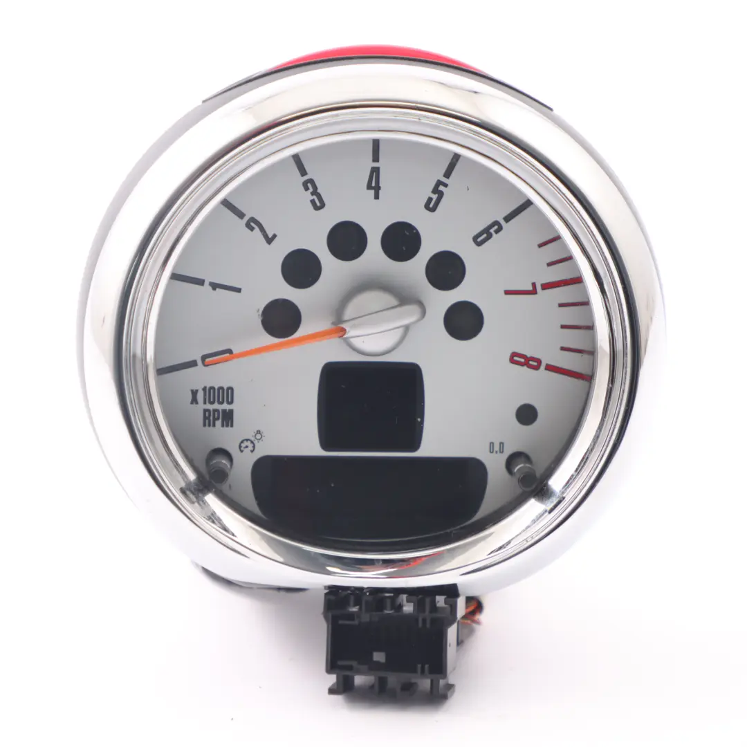 Cuentarrevoluciones Tacometro Cromo para Mini Cooper One R56 R57 R59 R60 R61 con número de pieza 9260579 Mini Cooper One R56 R57 R59 R60 R61 Cuentarrevoluciones Tacometro Cromo - SKU 9260579-2 - Número de pieza 9260579