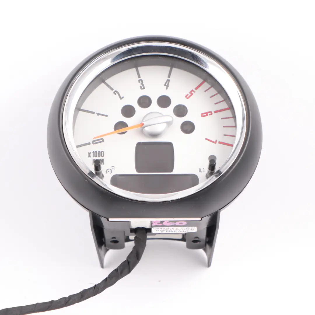 Tacometro Cuentarrevoluciones Cromo 9201398 para Mini Cooper D R56 R57 Diesel con número de pieza 9260586 Mini Cooper D R56 R57 Diesel Tacometro Cuentarrevoluciones Cromo 9201398 - SKU 9260586 - Número de pieza 9260586