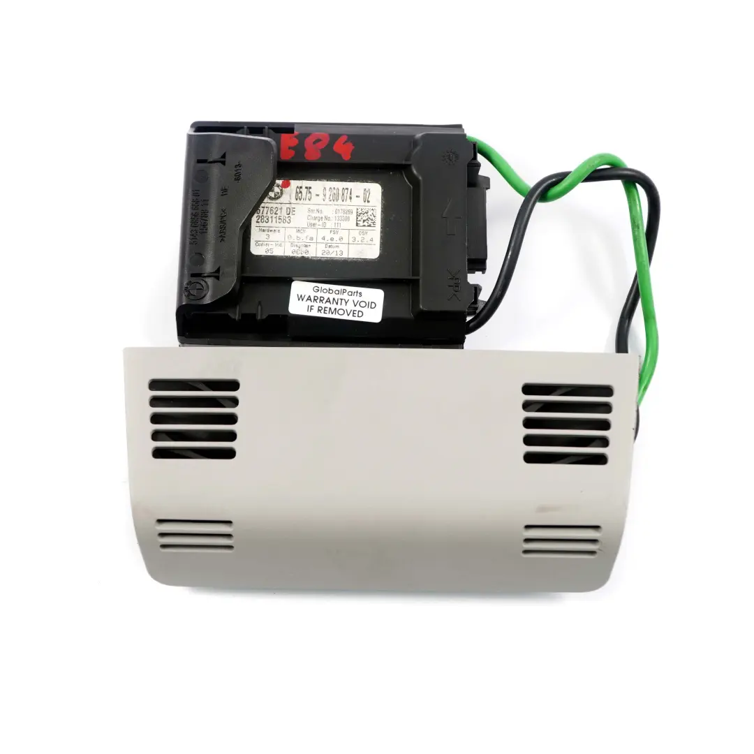 Alarm Sensor BMW E84 E91 Ultra Sonic-Module System Control Unit to with Part number 9260874 Alarm Sensor BMW E84 E91 Ultra Sonic-Module System Control Unit - SKU 9260874 - Part number 9260874