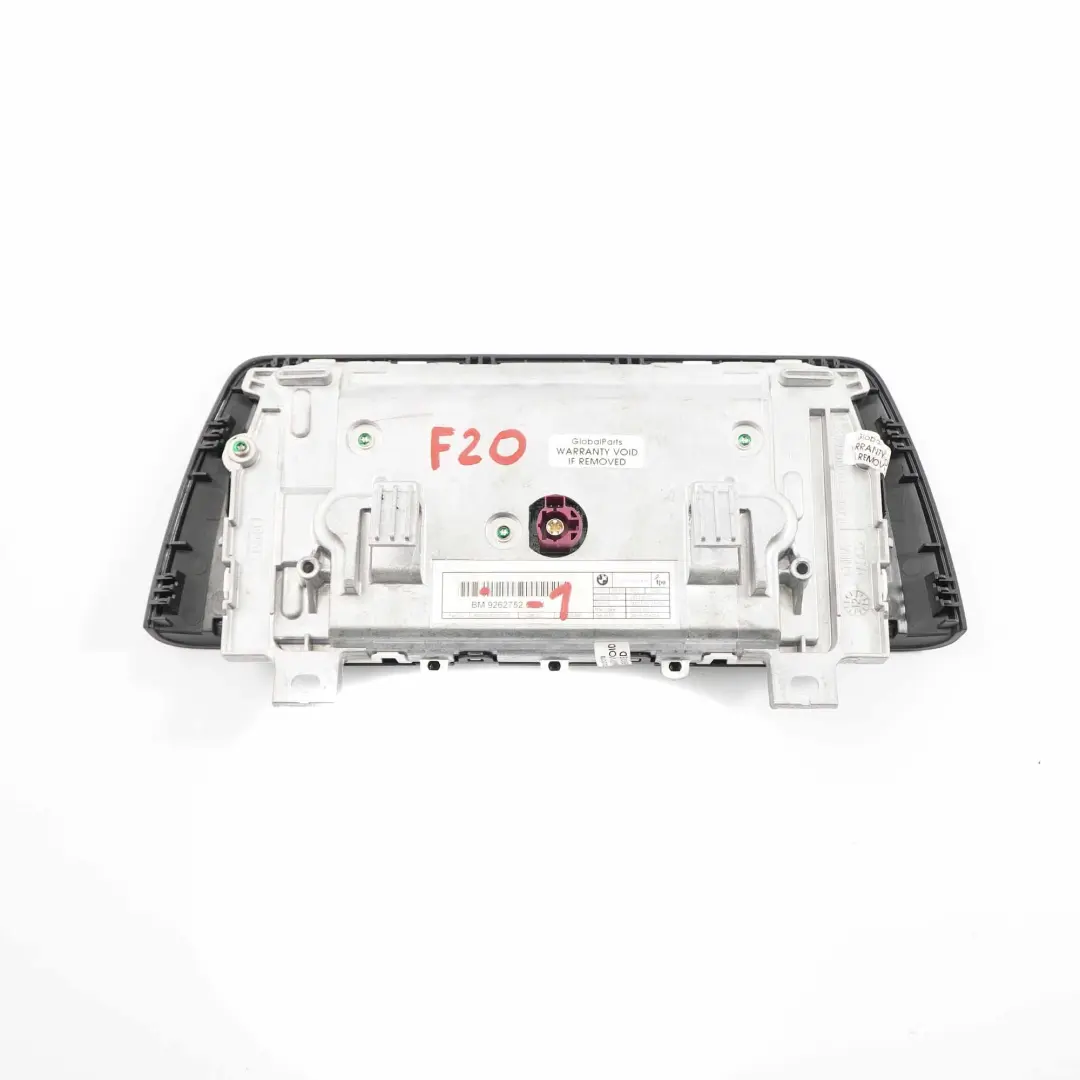 BMW F20 F21 F22 Central Information Display Screen 6,5" Control Unit - SKU 9262752-1 - Part number 9262752