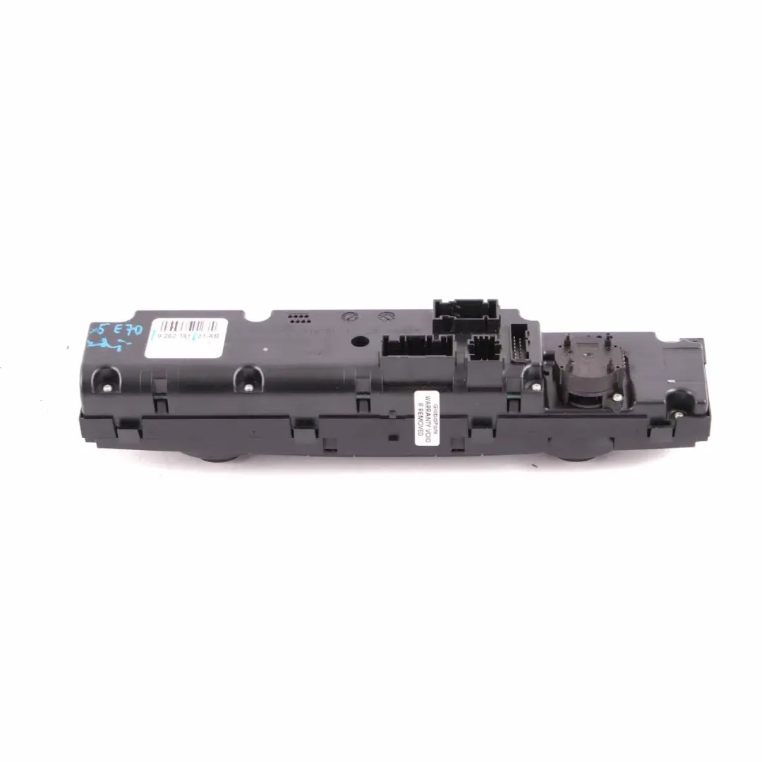 Air Control Panel BMW X5 X6 E70 E71 Unit Automatic Conditioning High - SKU 9262781 - Part number 9262781