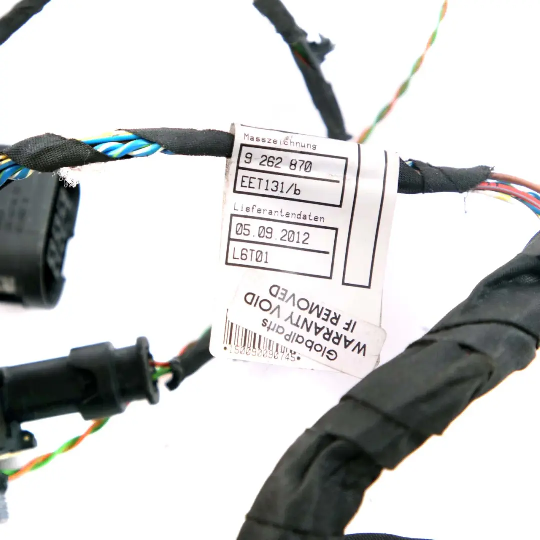 BMW F01 Puerta Delantera Cableado Mazo - SKU 9262871 - Número de pieza 9262871