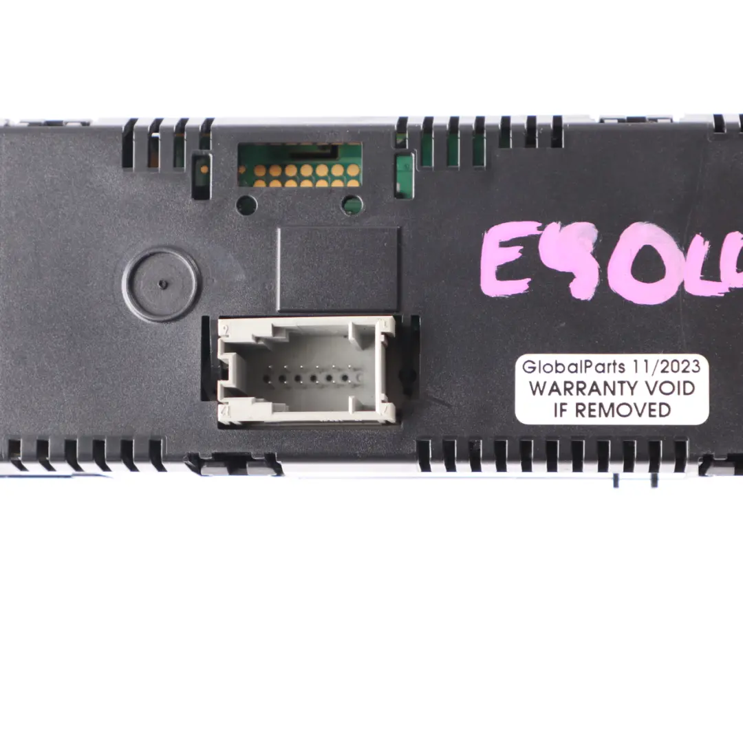 Conditioning A/C Control Panel to BMW 1 3 Series E81 E87N LCI E90 Automatic Air with Part number 9263302 BMW 1 3 Series E81 E87N LCI E90 Automatic Air Conditioning A/C Control Panel - SKU 9263302-1 - Part number 9263302