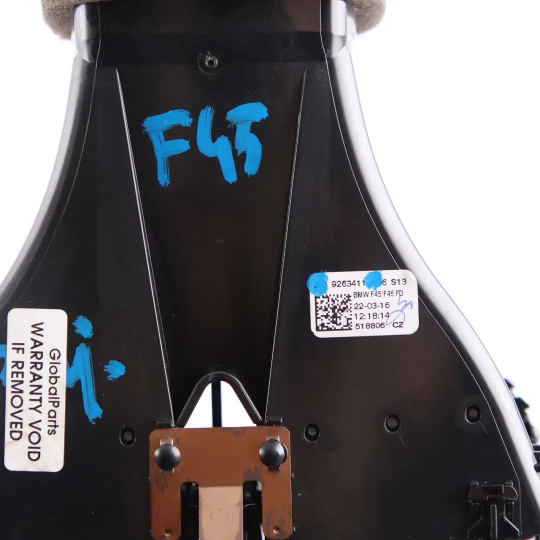 BMW F45 F46 Rejilla De Ventilación De La Consola Central Trasera - SKU 9263411 - Número de pieza 9263411