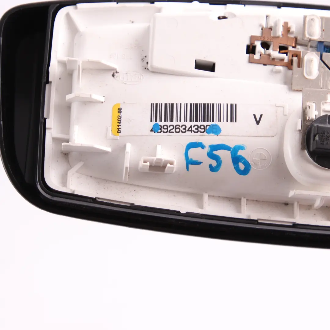 Panel Interior Delantero Techo Negro para Mini F55 F56 con número de pieza 9263439 Mini F55 F56 Panel Interior Delantero Techo Negro - SKU 9263439 - Número de pieza 9263439