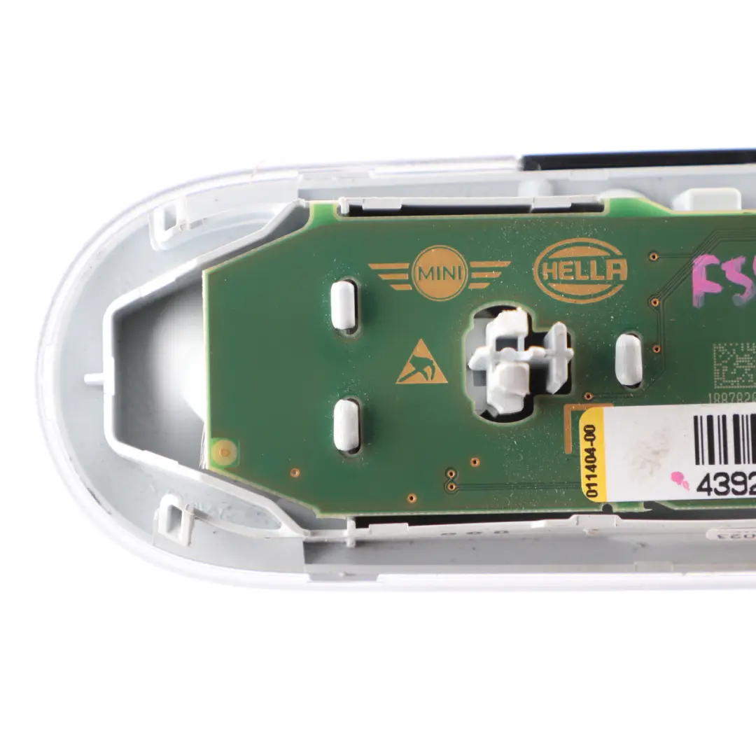 Feu toit Mini Cooper One F54 F55 F60 Lampe lecture intérieure arrière pour à propos du numéro de pièce 9263447 Feu toit Mini Cooper One F54 F55 F60 Lampe lecture intérieure arrière - SKU 9263447 - Numéro de pièce 9263447