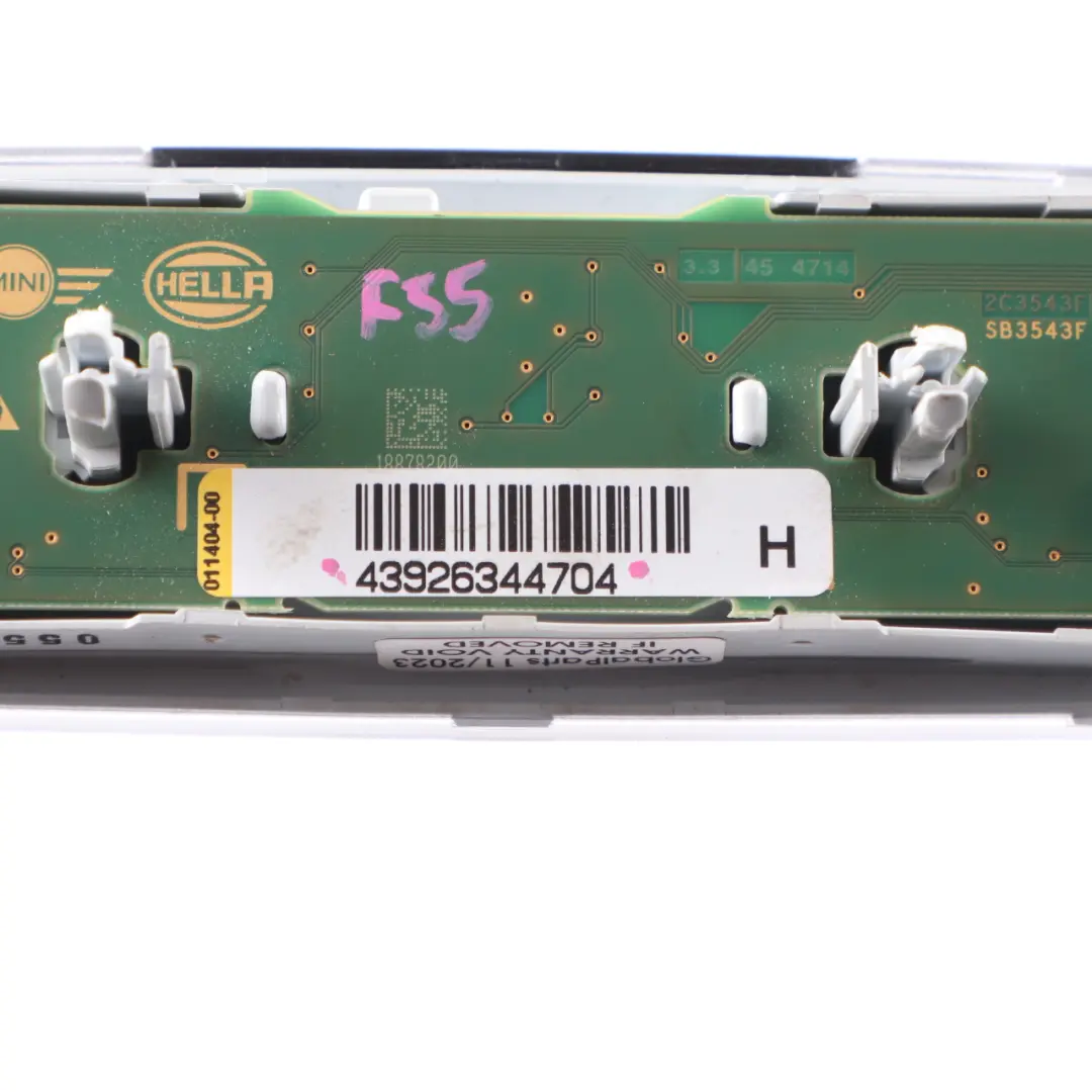 Dachleuchte Mini Cooper One F54 F55 F60 Hintere Innenleseleuchte für mit Teilenummer 9263447 Dachleuchte Mini Cooper One F54 F55 F60 Hintere Innenleseleuchte - SKU 9263447 - Teilenummer 9263447