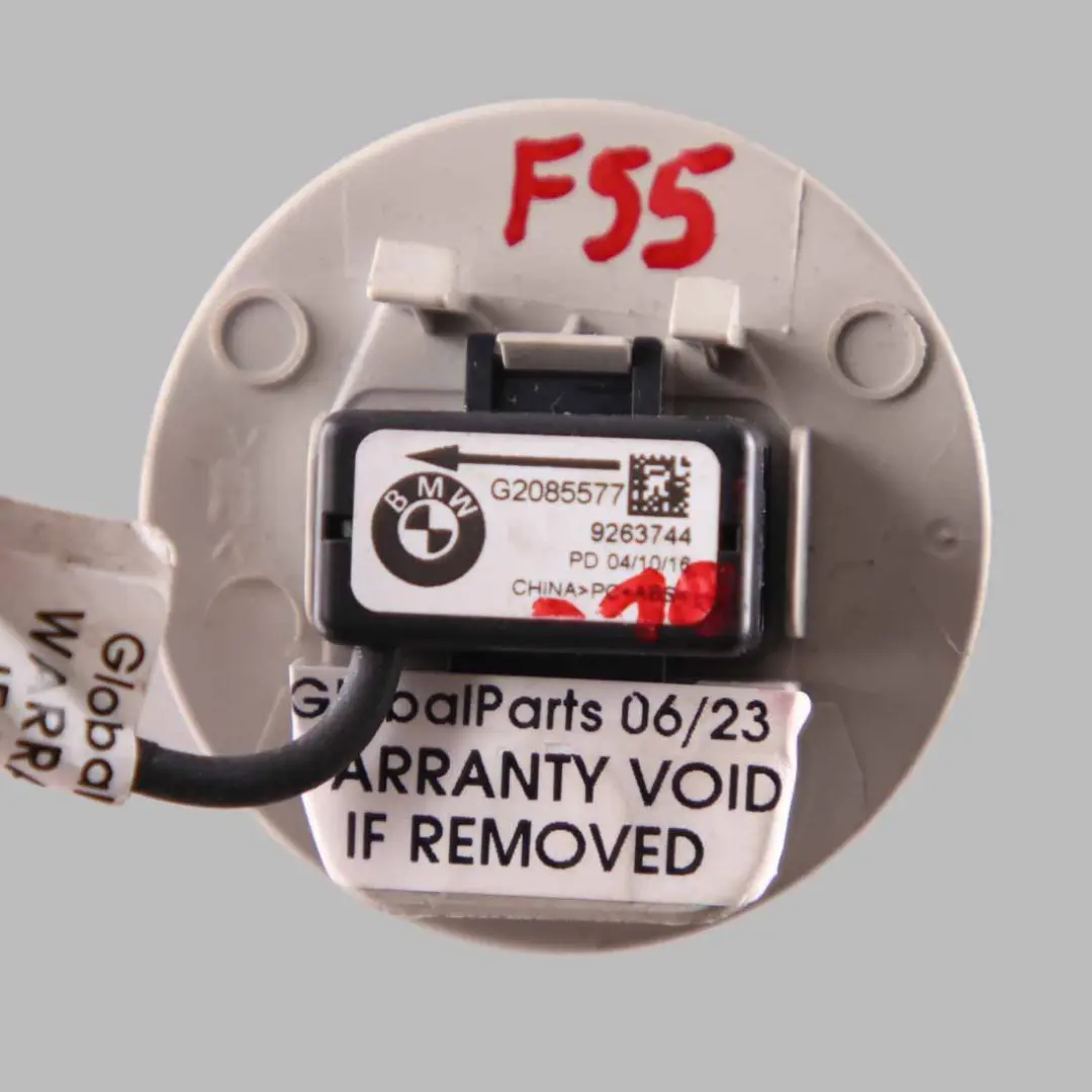 Coperchio microfono telefono man libere finiture grigie per Mini F54 F55 F56 con numero di parte 9263744 Mini F54 F55 F56 Coperchio microfono telefono man libere finiture grigie - SKU 9263744-10 - Numero di parte 9263744