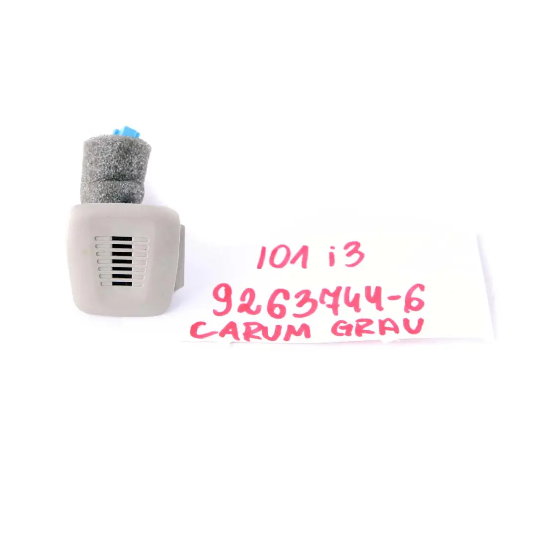 Micrófono Manos Libres Carum Gris para BMW F20 F30 F31 Mini R60 R61 con número de pieza 9263744 BMW F20 F30 F31 Mini R60 R61 Micrófono Manos Libres Carum Gris - SKU 9263744-6 - Número de pieza 9263744