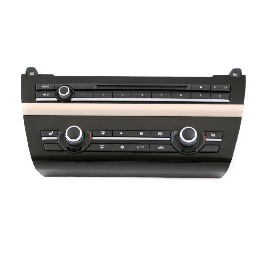 Air Conditioning Panel BMW F10 Radio A/C Switch Control Unit Oyster - SKU 9263757 - Part number 9263757