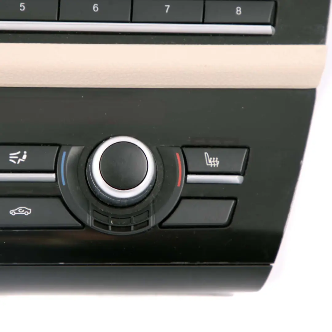 Air Conditioning Panel BMW F10 Radio A/C Switch Control Unit Oyster - SKU 9263757 - Part number 9263757