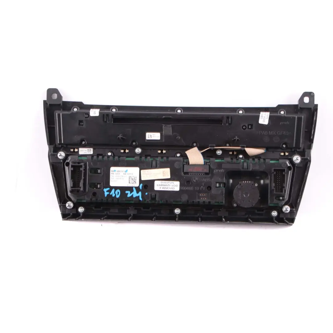 Air Conditioning Panel BMW F10 Radio A/C Switch Control Unit Oyster - SKU 9263757 - Part number 9263757