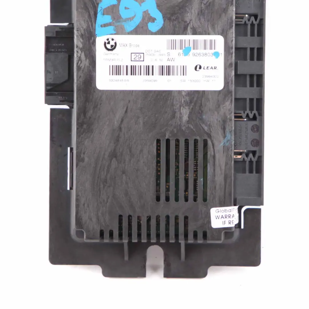 BMW E93 Max Brose Footwell Light Module Control Unit FRM3R PL2 Lear - SKU 9263803 - Part number 9263803