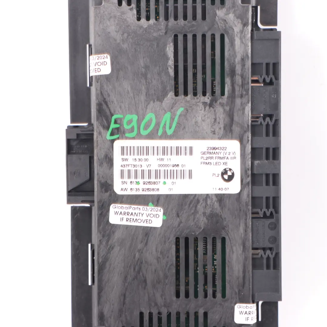 BMW E90 LCI Footwell Light Module Control Unit ECU FRM3 LED PL2RR - SKU 9263807 - Part number 9263807