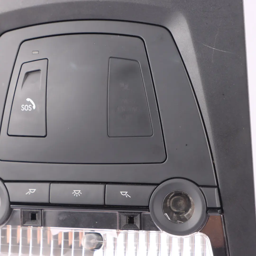 Interior Lamp BMW F20 F22 F30 F32 LCI Roof Light Switch Unit Front Black to with Part number 9263878 Interior Lamp BMW F20 F22 F30 F32 LCI Roof Light Switch Unit Front Black - SKU 9263878 - Part number 9263878