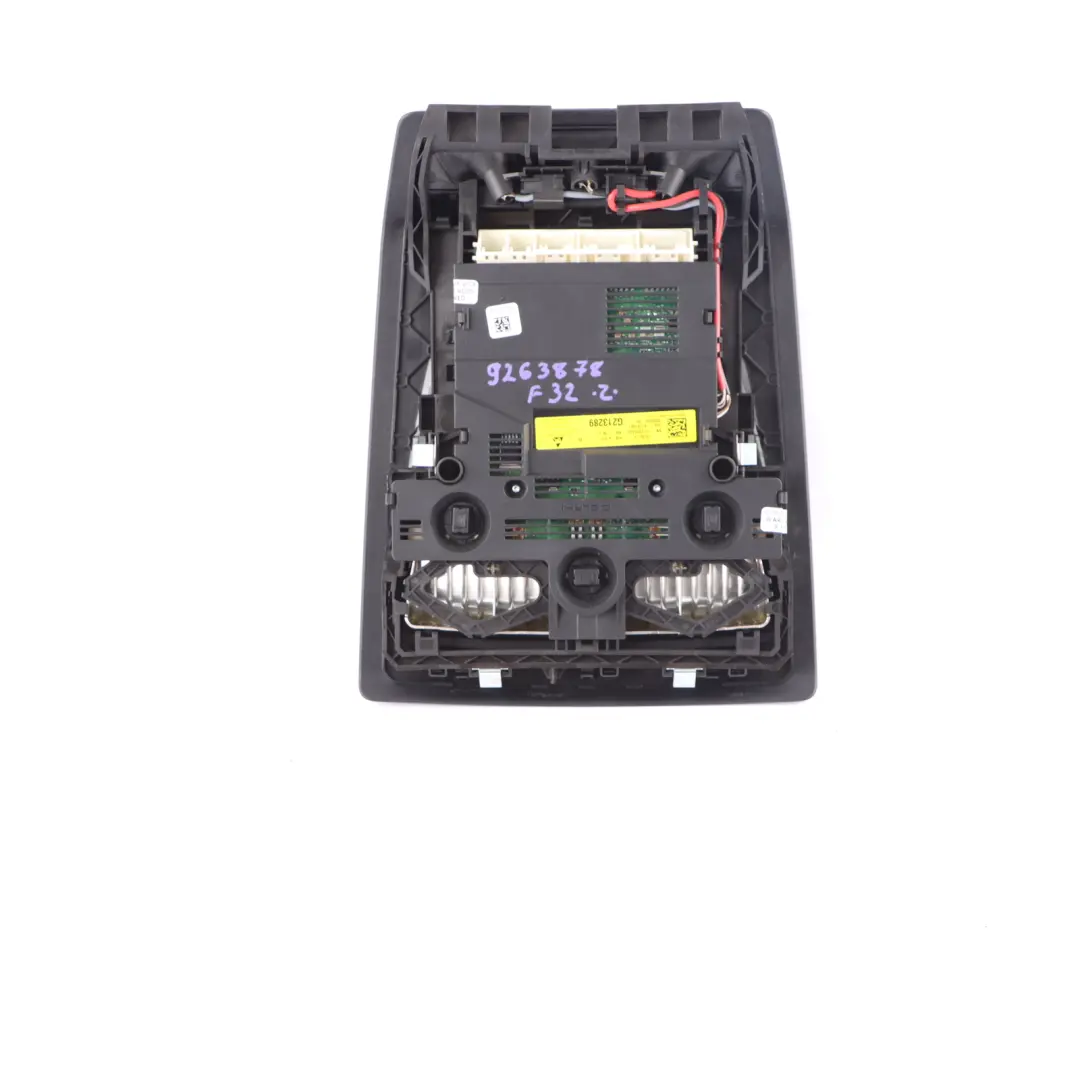 Interior Lamp BMW F20 F22 F30 F32 LCI Roof Light Switch Unit Front Black to with Part number 9263878 Interior Lamp BMW F20 F22 F30 F32 LCI Roof Light Switch Unit Front Black - SKU 9263878 - Part number 9263878