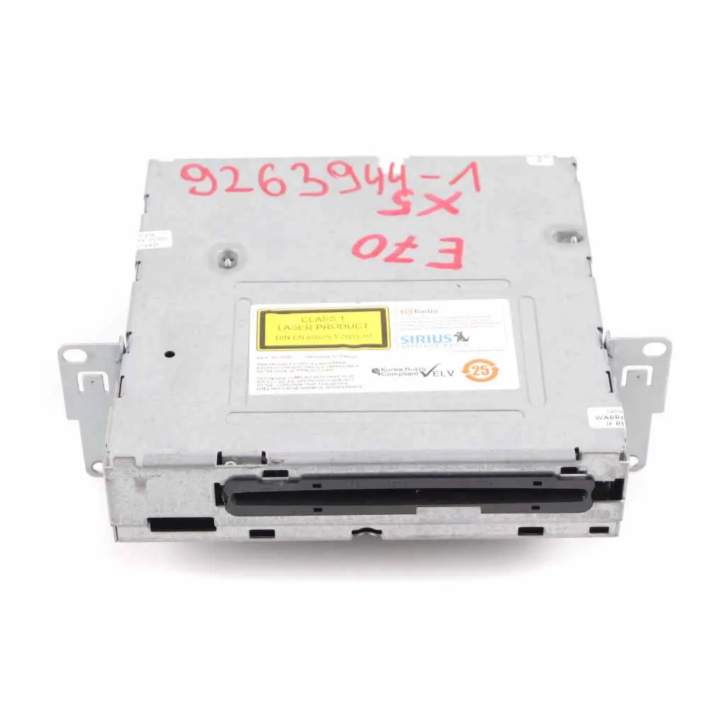 CIC MID CD Player Audio System to BMW X5 E70 X6 E71 with Part number 9263944 BMW X5 E70 X6 E71 CIC MID CD Player Audio System - SKU 9263944 - Part number 9263944