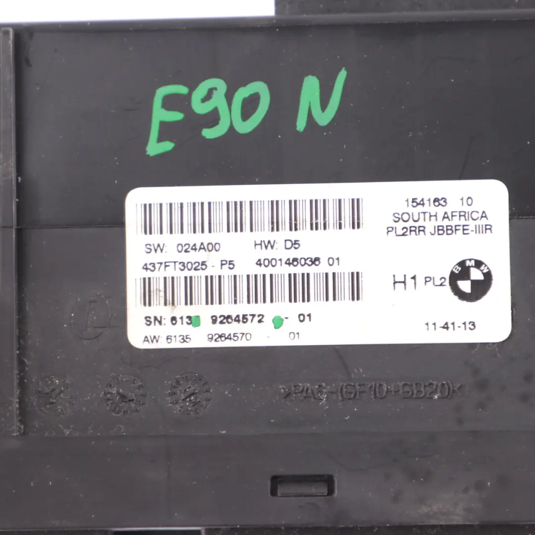 BMW E90 LCI Junction Box Body Control Module H1 PL2RR JBBFE IIIR - SKU 9264572 - Part number 9264572