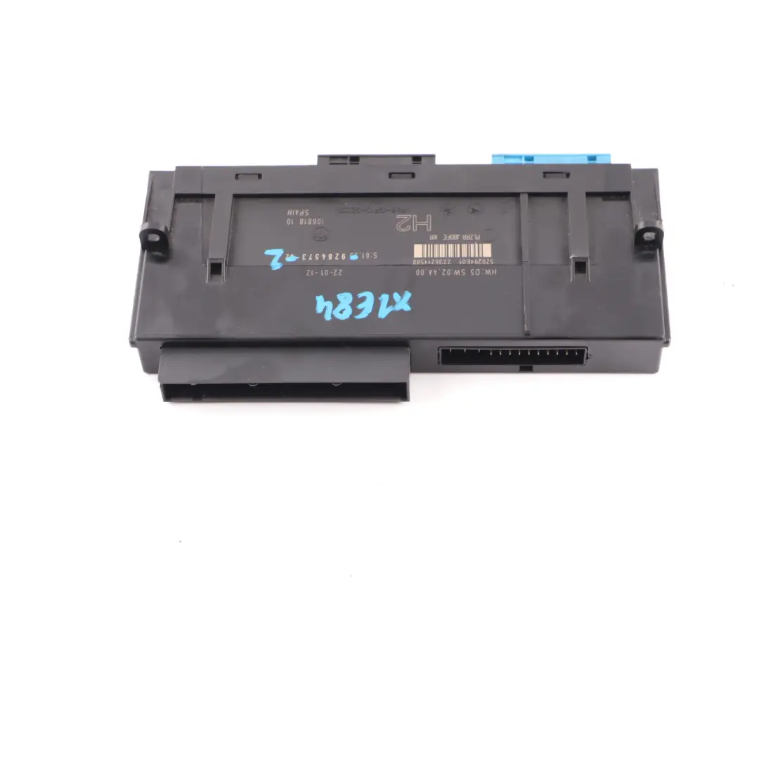 BMW E81 ECU Body Control Module Anschlussdose H2 PL2 RR JBBFE - SKU 9264573-2 - Teilenummer 9264573