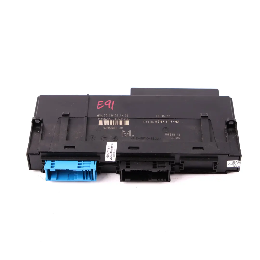 BMW 3 E91 ECU Body Control Module Junction Box M PL2RR JBBFE IIIR - SKU 9264577 - Part number 9264577