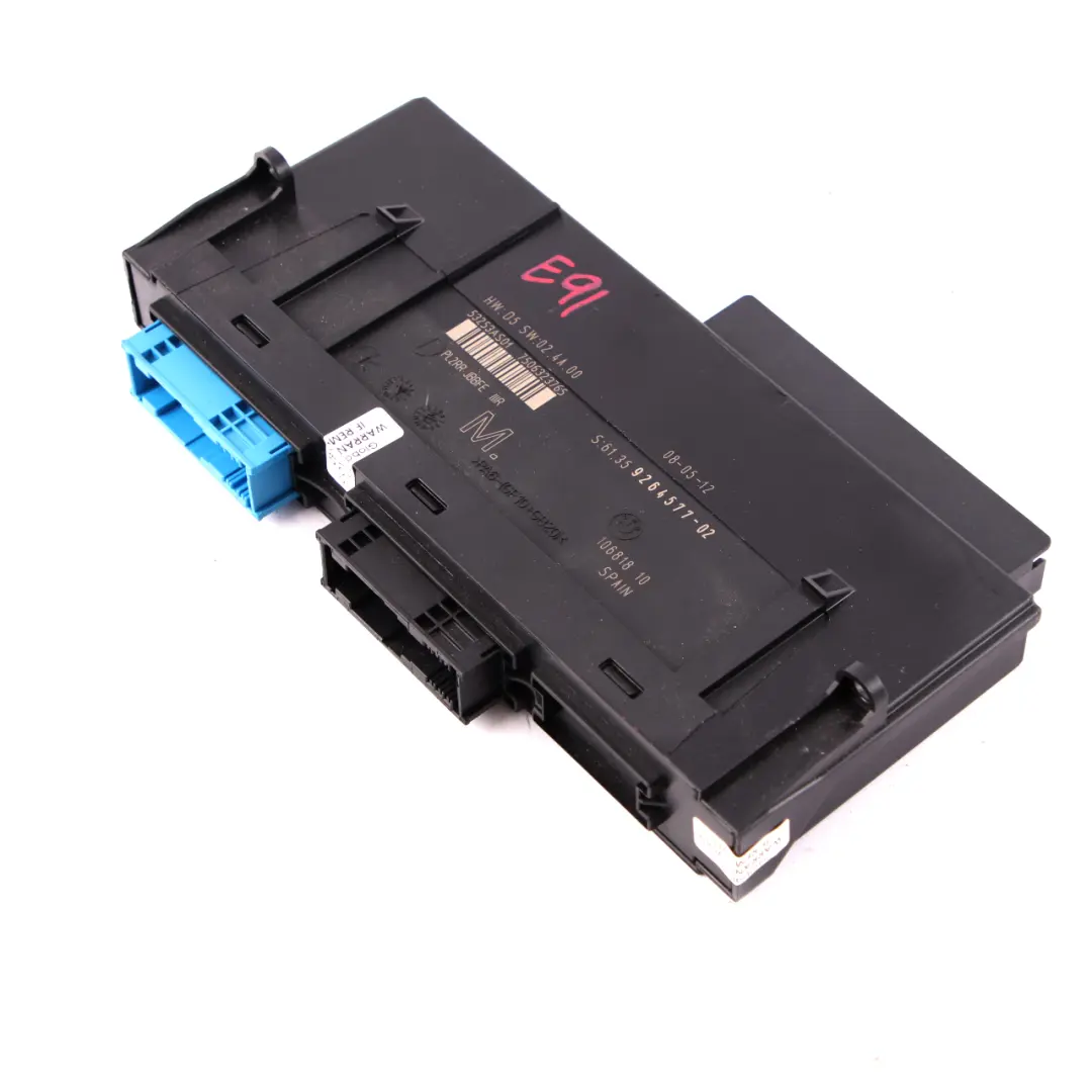 ECU Body Control Modul Junction Box M PL2RR JBBFE IIIR für BMW 3 E91 mit Teilenummer 9264577 BMW 3 E91 ECU Body Control Modul Junction Box M PL2RR JBBFE IIIR - SKU 9264577 - Teilenummer 9264577