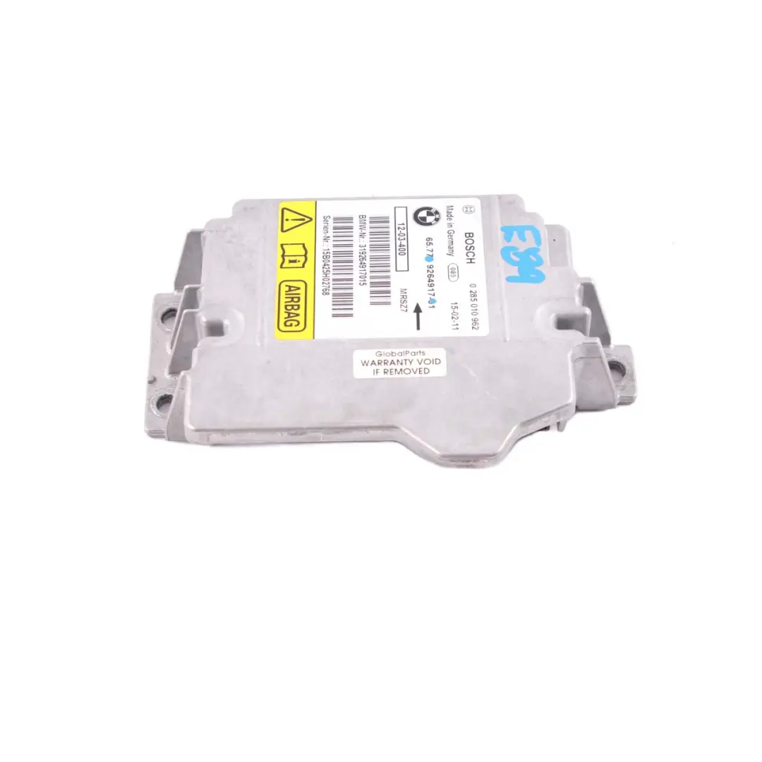 BMW Z4 E89 Roadster Air Module Control Unit ECU - SKU 9264917 - Part number 9264917